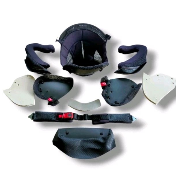 (Sonic) Alternative Helmet Foam Zebra/VGV Modular Flip up Full Set