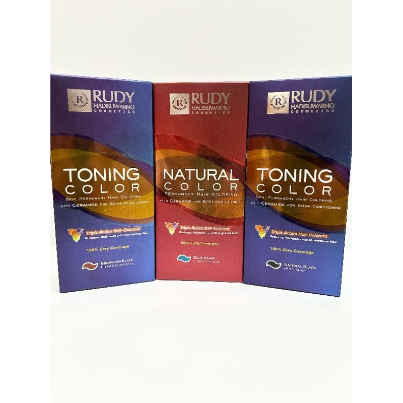 Rudy HADISUWARNO TONING COLOR (SEMI PERMANENT)/NATURAL COLOR (PERMANENT ...