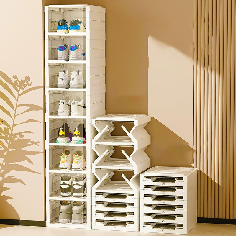 Shoe Rack Shoe Box Shoe Box Closed Stacking Shoe Rack Folding Shoe Rack ...