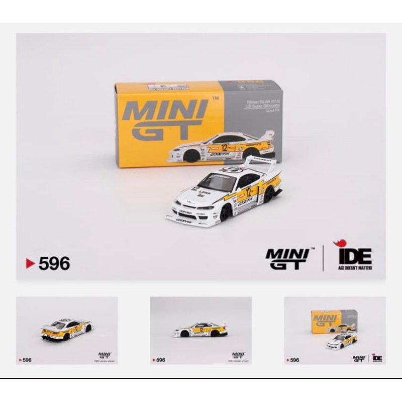 Mini GT x Garage Drift 596 LB Super Silhouette Nissan Silvia S15 12 ...
