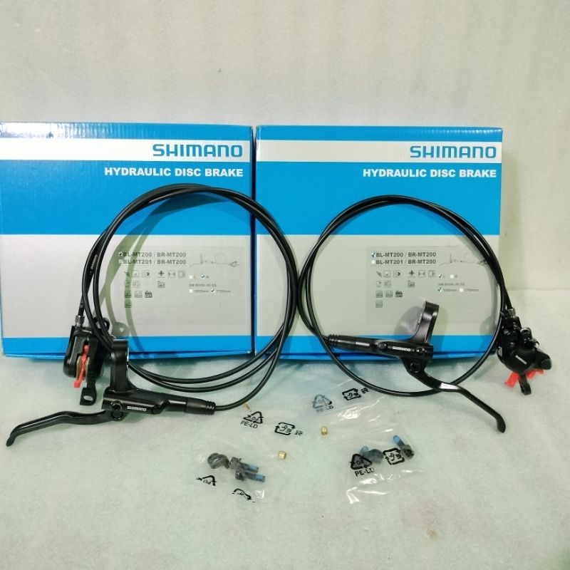 Shimano MT200 Altus Original Hydraulic Brake Set For MTB And