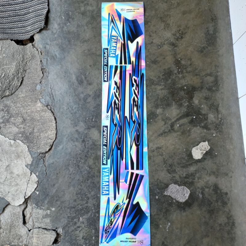 Fiz r F1 ZR striping Sticker, special edition, malaysia, custom blue ...