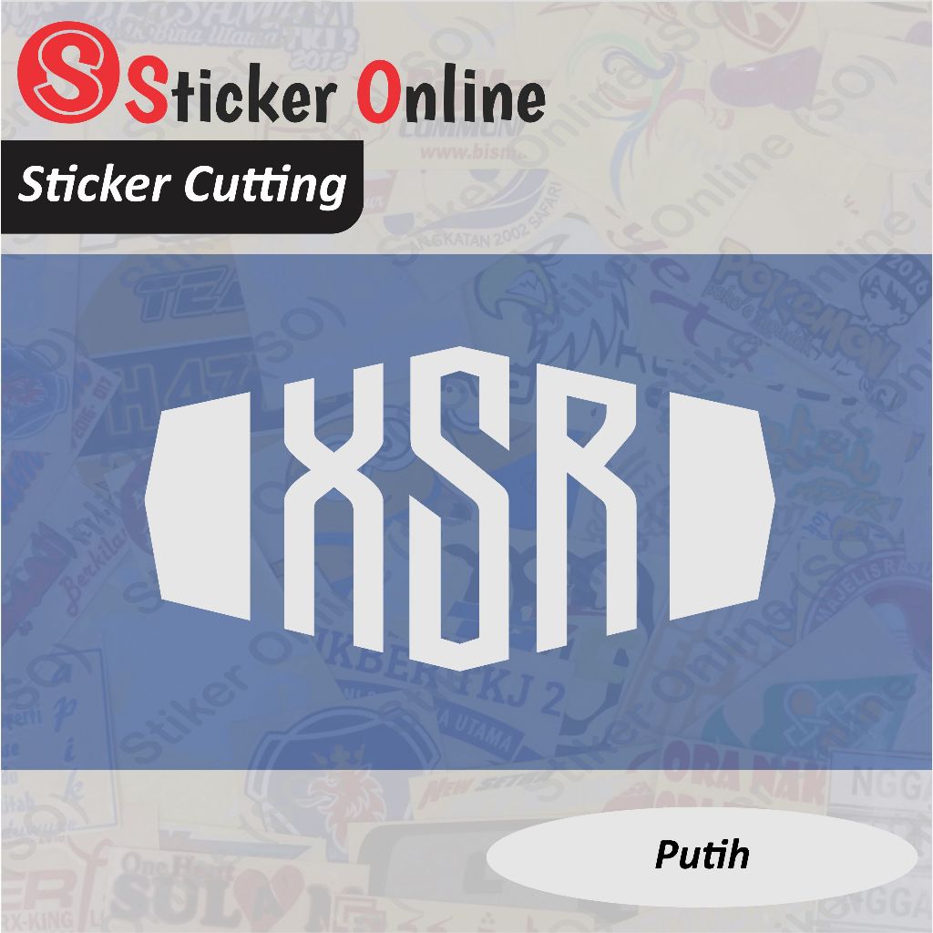 Xsr Logo Sticker | Sticker Cutting Logo XSR 155 Yamaha Motorcycle ...