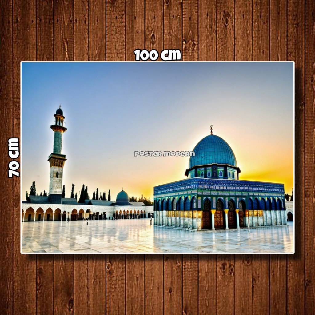 Al aqsa Mosque poster Print Painting JUMBO Size Code 75/al aqsa Mosque ...