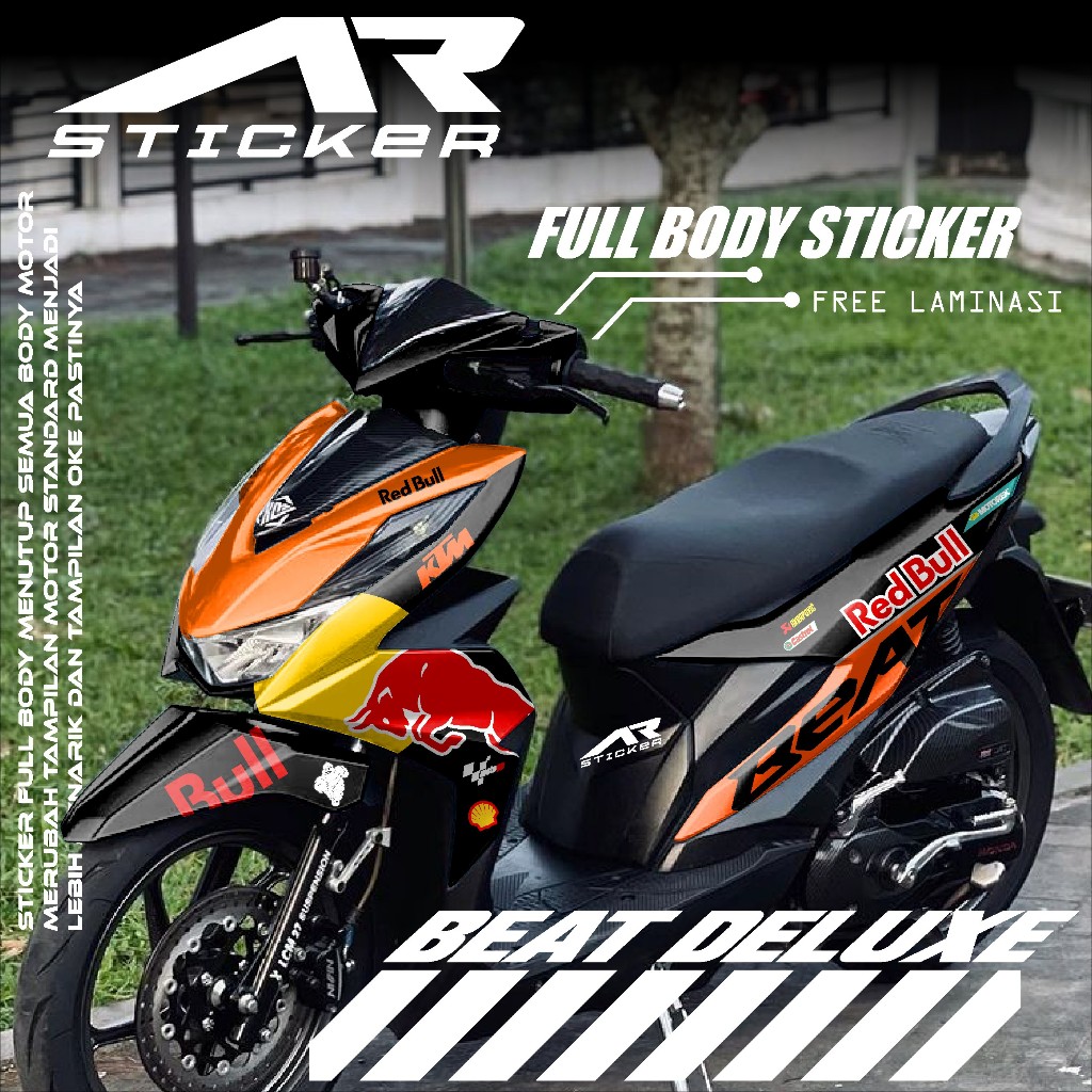 Sticker Motorcycle Full Body Honda Beat Deluxe Beat Street CBS Decal ...