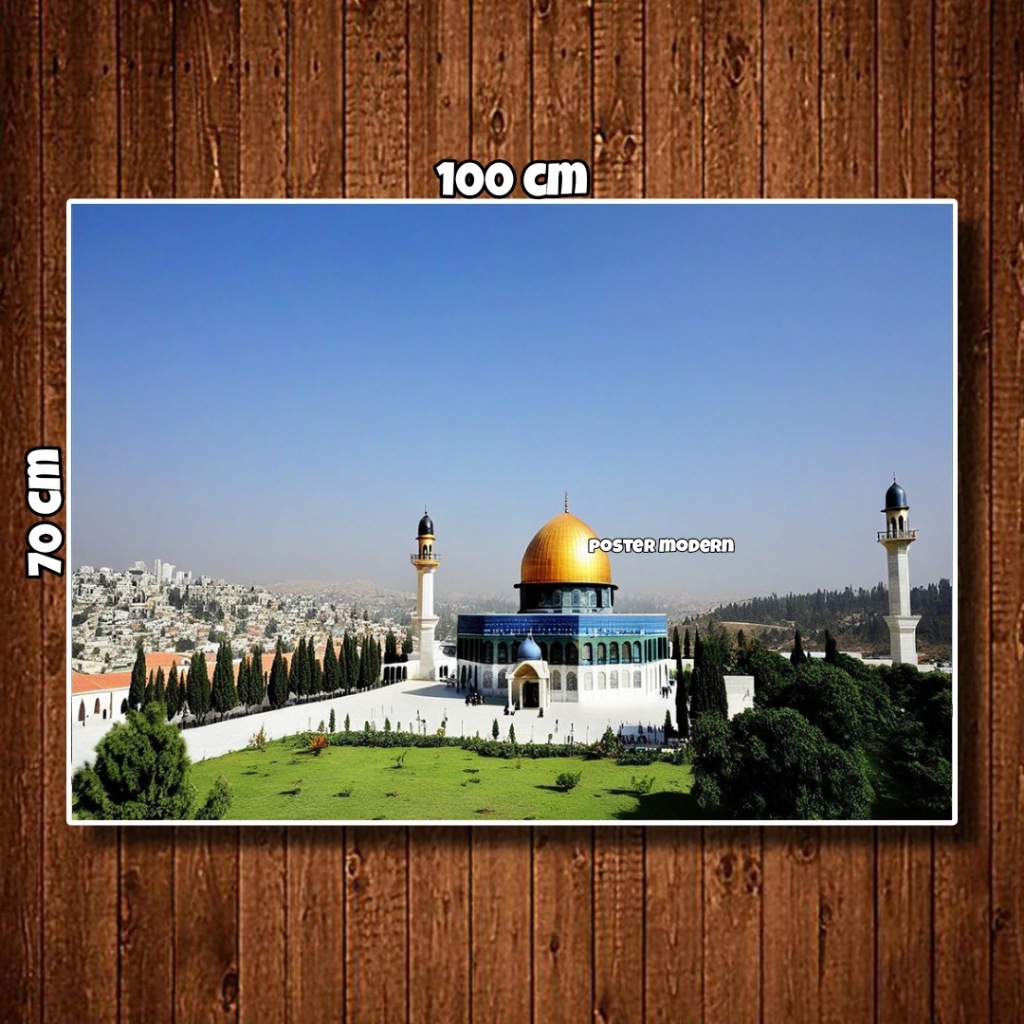 Painting poster Print BIG JUMBO al aqsa Mosque Code 94/al aqsa Mosque