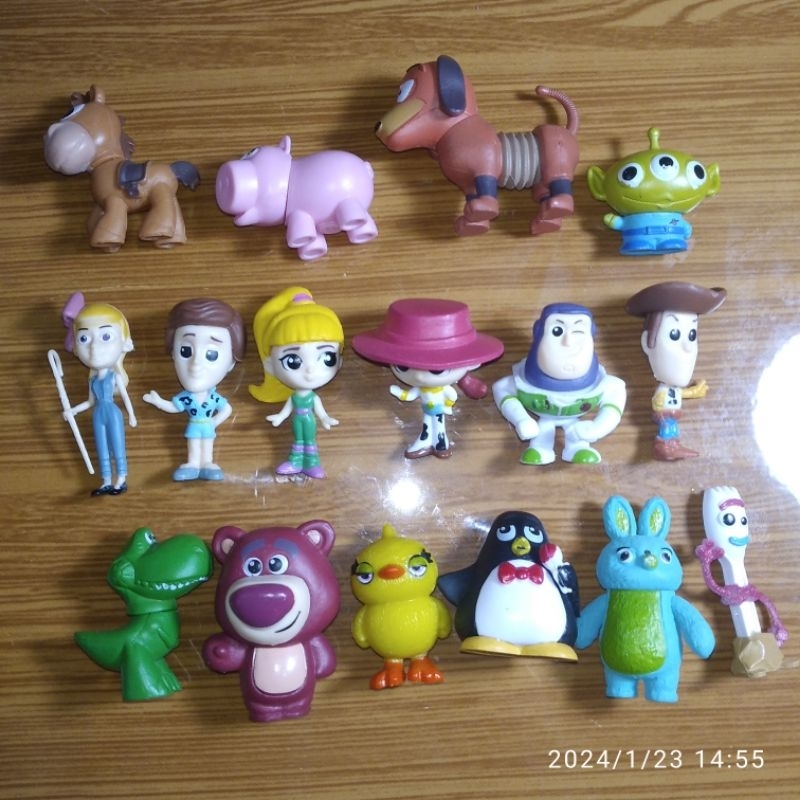 Action Figure Toy Story Woody Jessie Buzz Lotso Bunny Ducky Forky ...