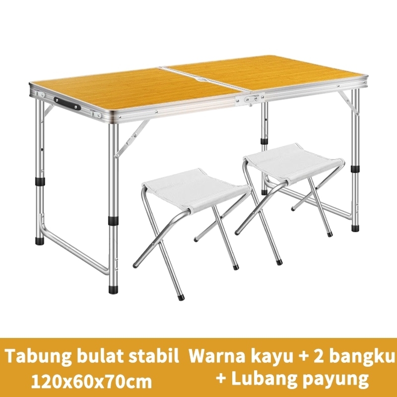 Epic Finds outdoor Folding Table set Folding Table with 4 Chairs ...