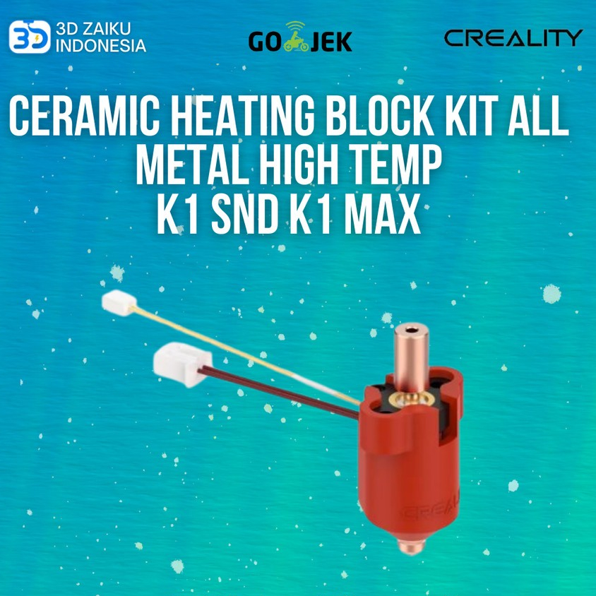 Creality K1 and K1 MAX Ceramic Heating Block Kit All Metal High Temp Shopee Malaysia