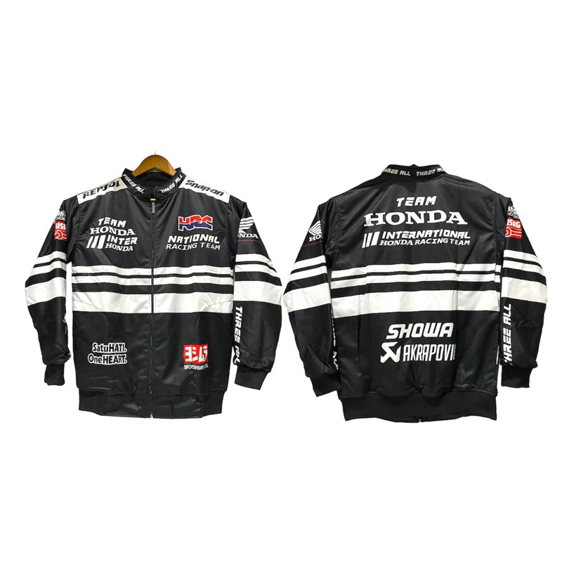 Honda JACKET VINTAGE NASCAR JACKET HONDA RACING TEAM JACKET SUNMORI ...