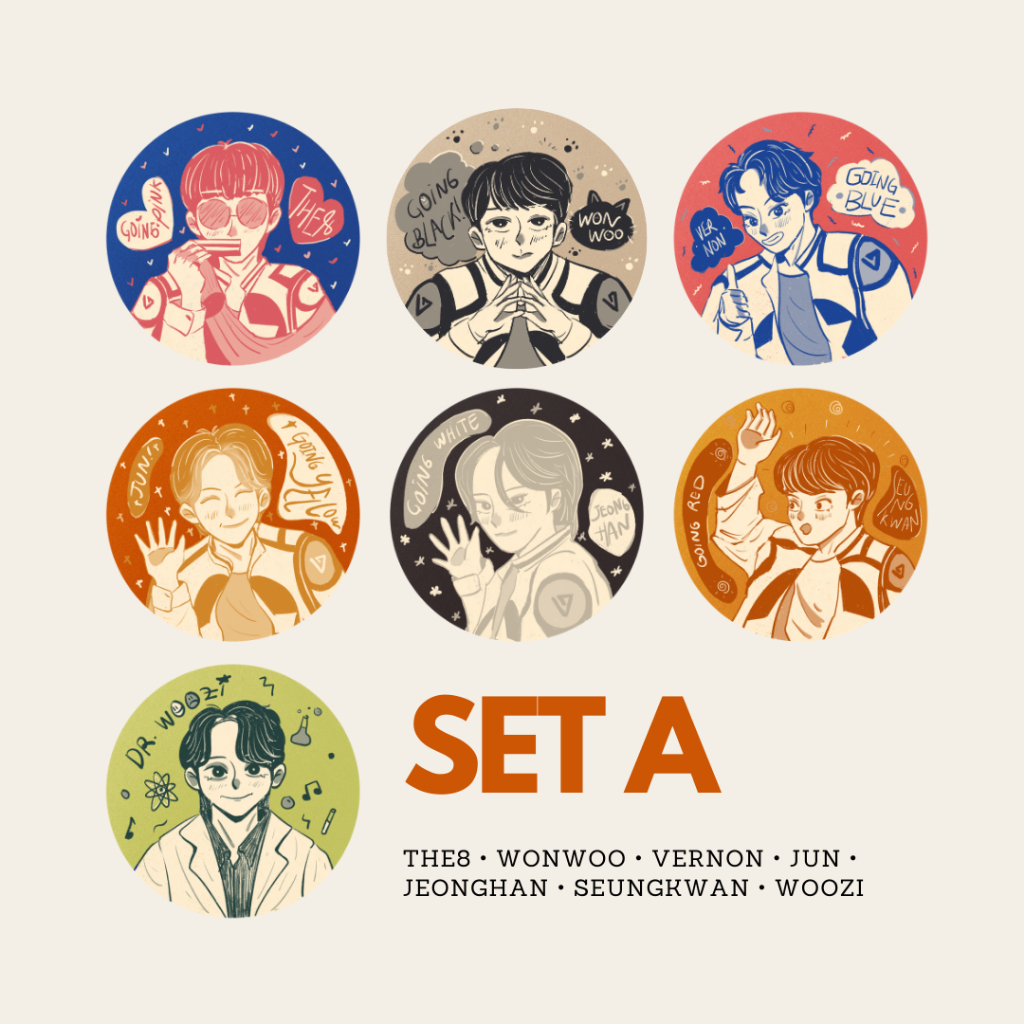 Seventeen GOING RANGER DIE CUT STICKER | By @sagiries | Shopee Malaysia