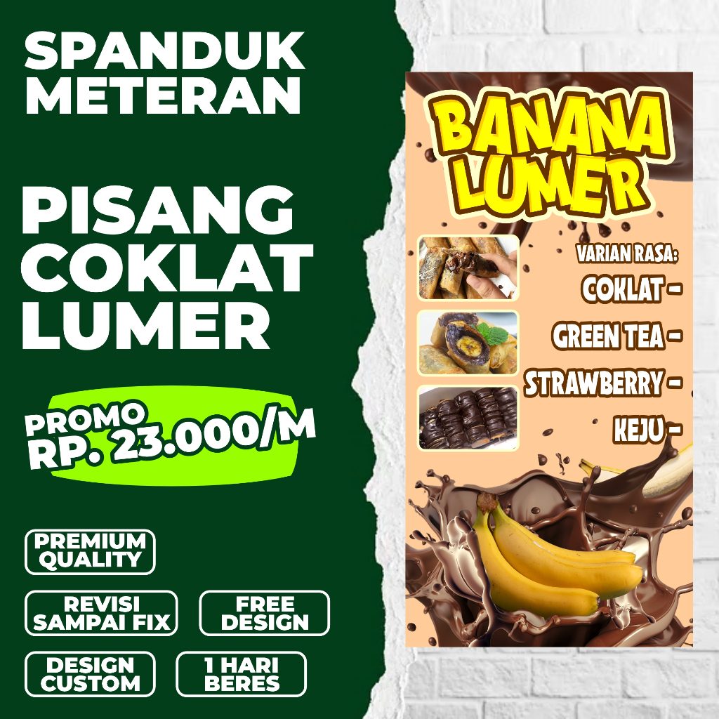 Melted chocolate banana banner / melted chocolate banana banner ...