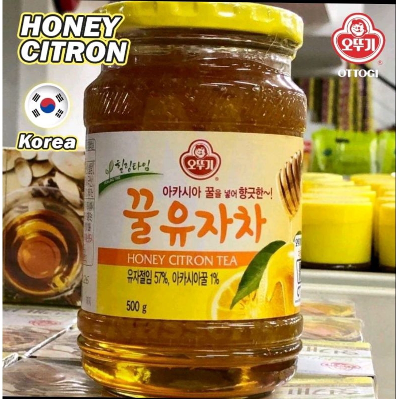 Ottogi honey citronella tea 500 grams/Korean honey tea/YUZU/YUCHAJA ...