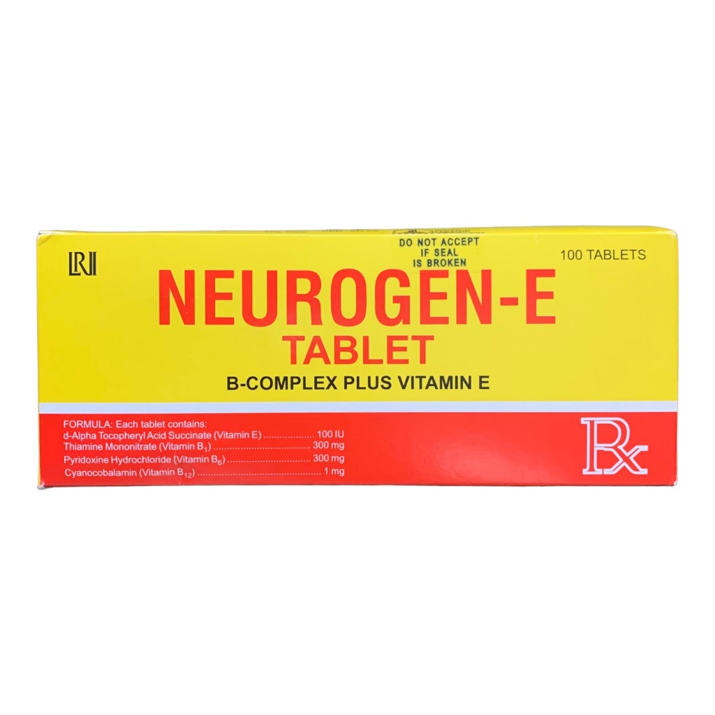 Neurogen E Tablet Plus Vitamin E, 100 tablets SINGAPORE Shopee Malaysia