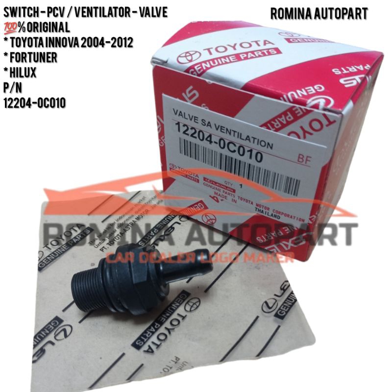 Switch VENTILATOR VALVE PCV TOYOTA INNOVA 2004-2012 FORTUNER HILUX ...