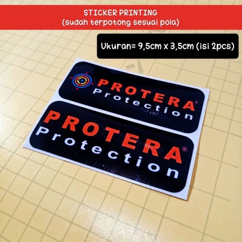 Protera printing sticker CONTAINS 2 ACCORDING TO PICTURE | Shopee Malaysia
