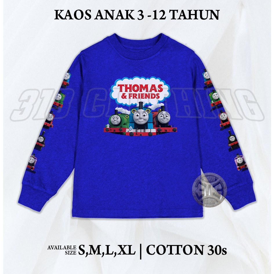 Thomas And Friend Children's T-Shirt Long Sleeve Train/Thomas And ...