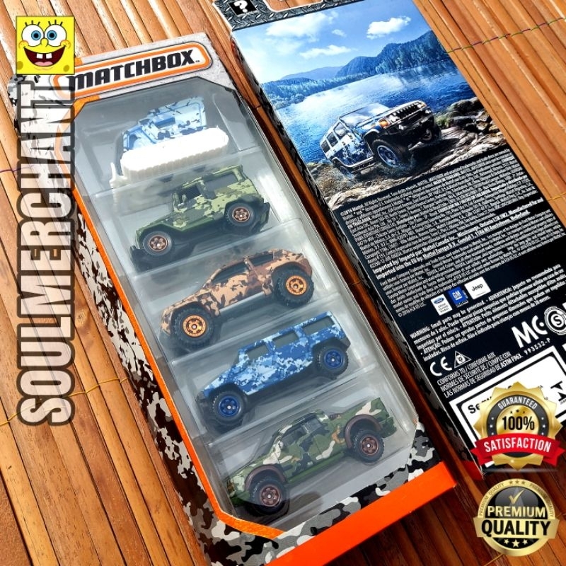 Matchbox GIFTPACK CAMO TRUCK 5pcs - GIFT PACK CAMOUFLAGE BLIZZARD ...