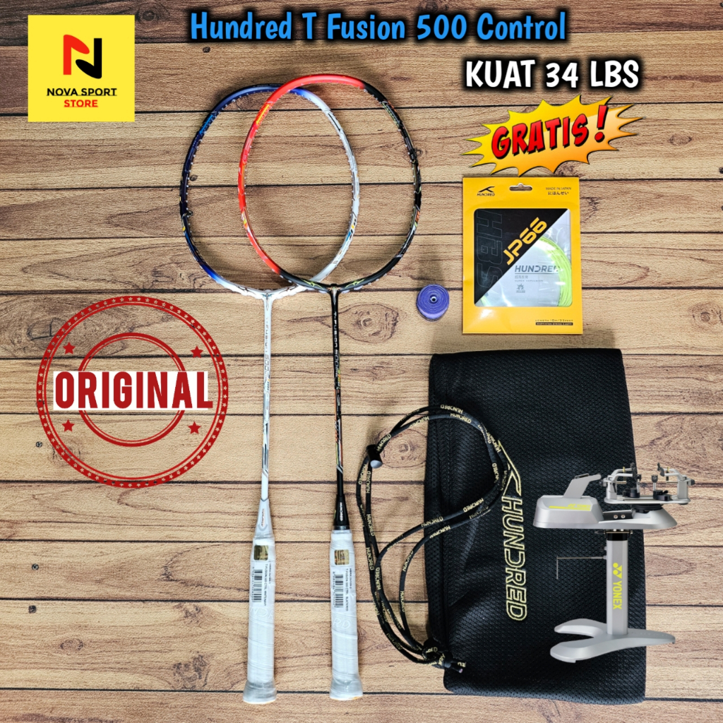 Hundred T Fusion 500 Control Badminton Racket | Shopee Malaysia