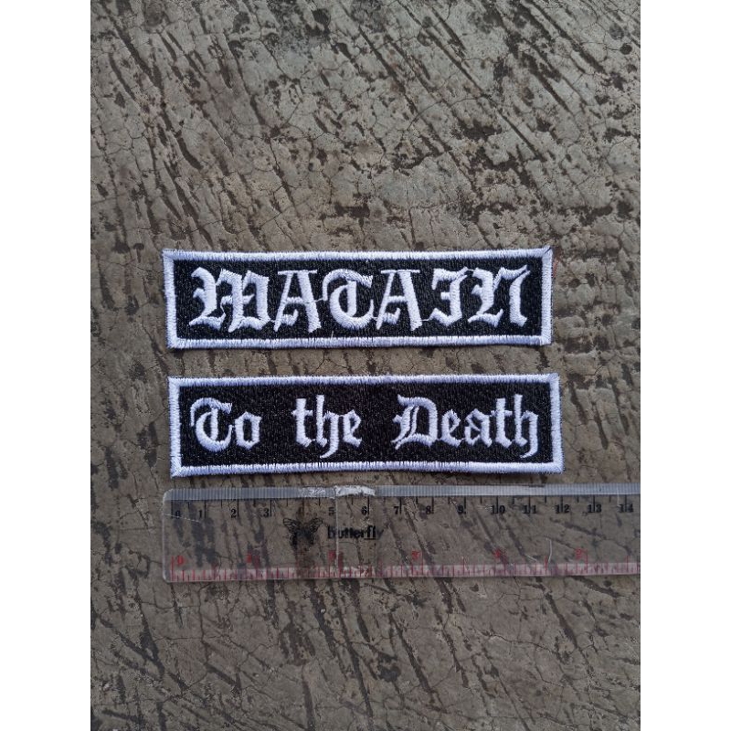 Emblem/embriodery patch watain death set | Shopee Malaysia