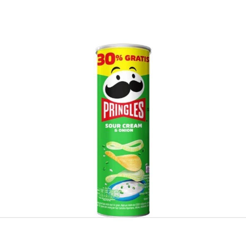 Pringles Potato Crisps Sour Cream & Onion 102gr | Shopee Malaysia