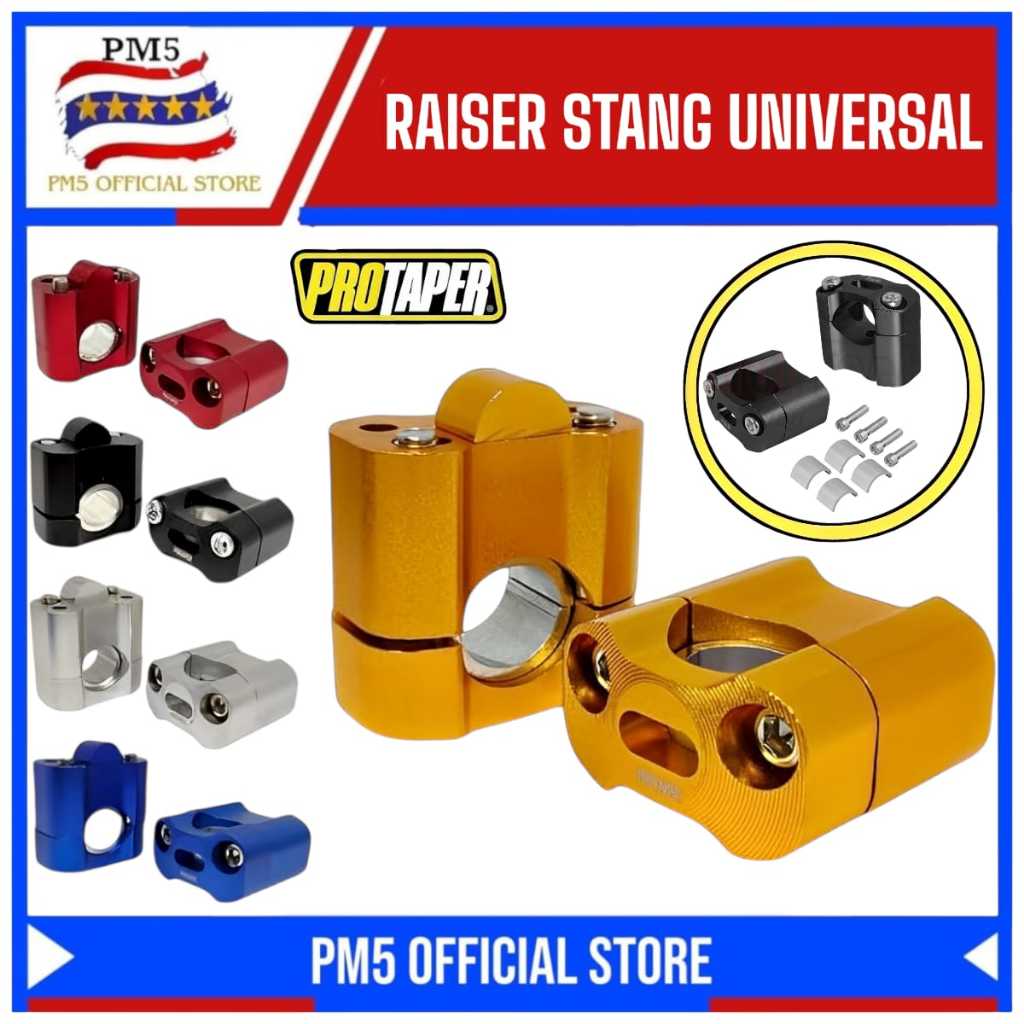 Universal Handlebar Riser Raiser All Standard and Fatbar Handlebar ...