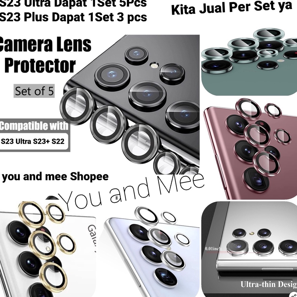 Hijau Wiz New 1set Ring 5 Camera Full Frame Samsung S23 Ultra S23fe S23 