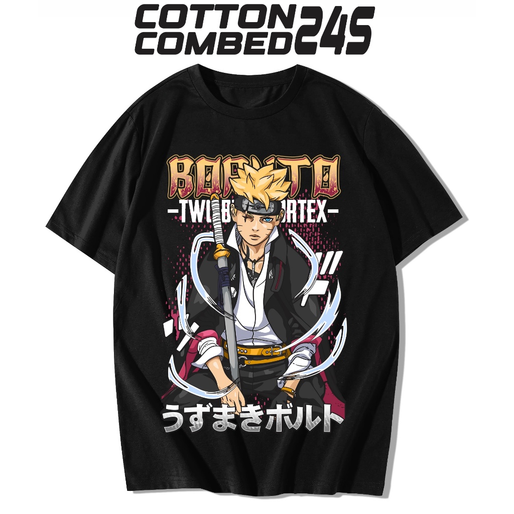 Boruto Two Blue Vortex Anime T-Shirt PREMIUM Tshirt Manga Boruto ...