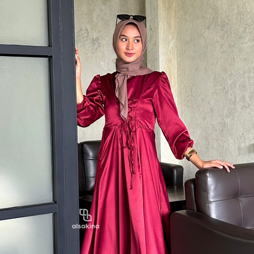 Amara LATEST FASHION DRESS / AMARA RECENT SATIN DRESS / KOREAN STYLE ...