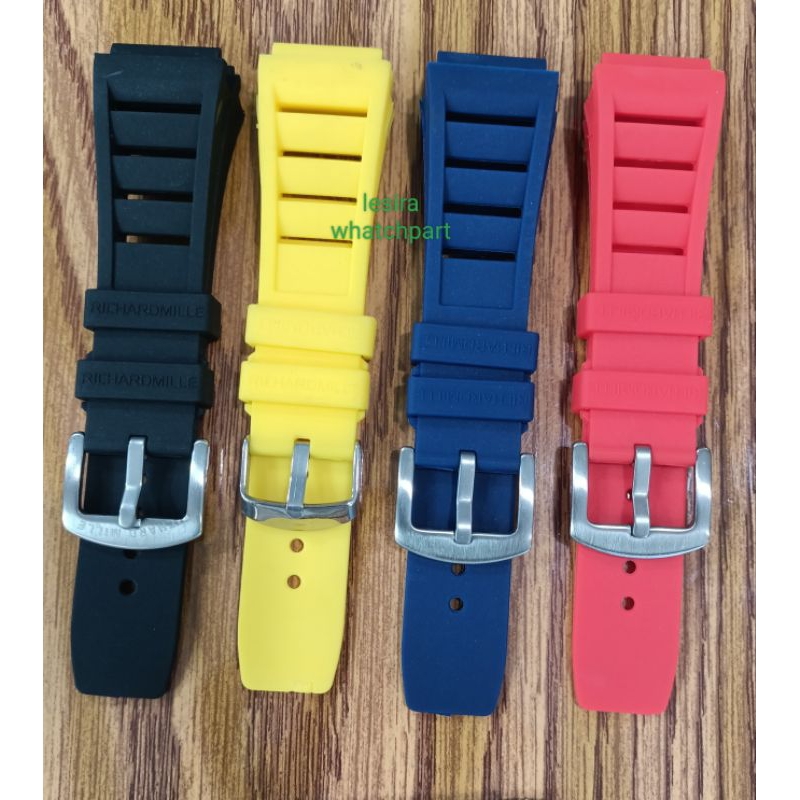 HITAM Richad mille rm watch strap black blue navy blue | Shopee Malaysia