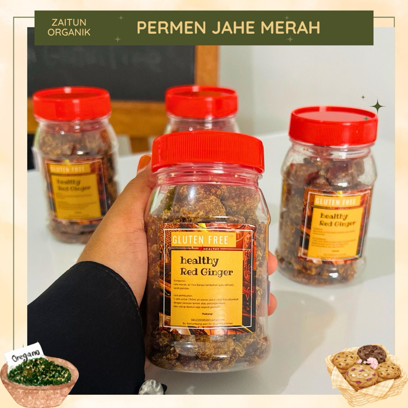 MERAH Red Ginger Candy | Healthy RED GINGER | Gluten FREE | Shopee Malaysia