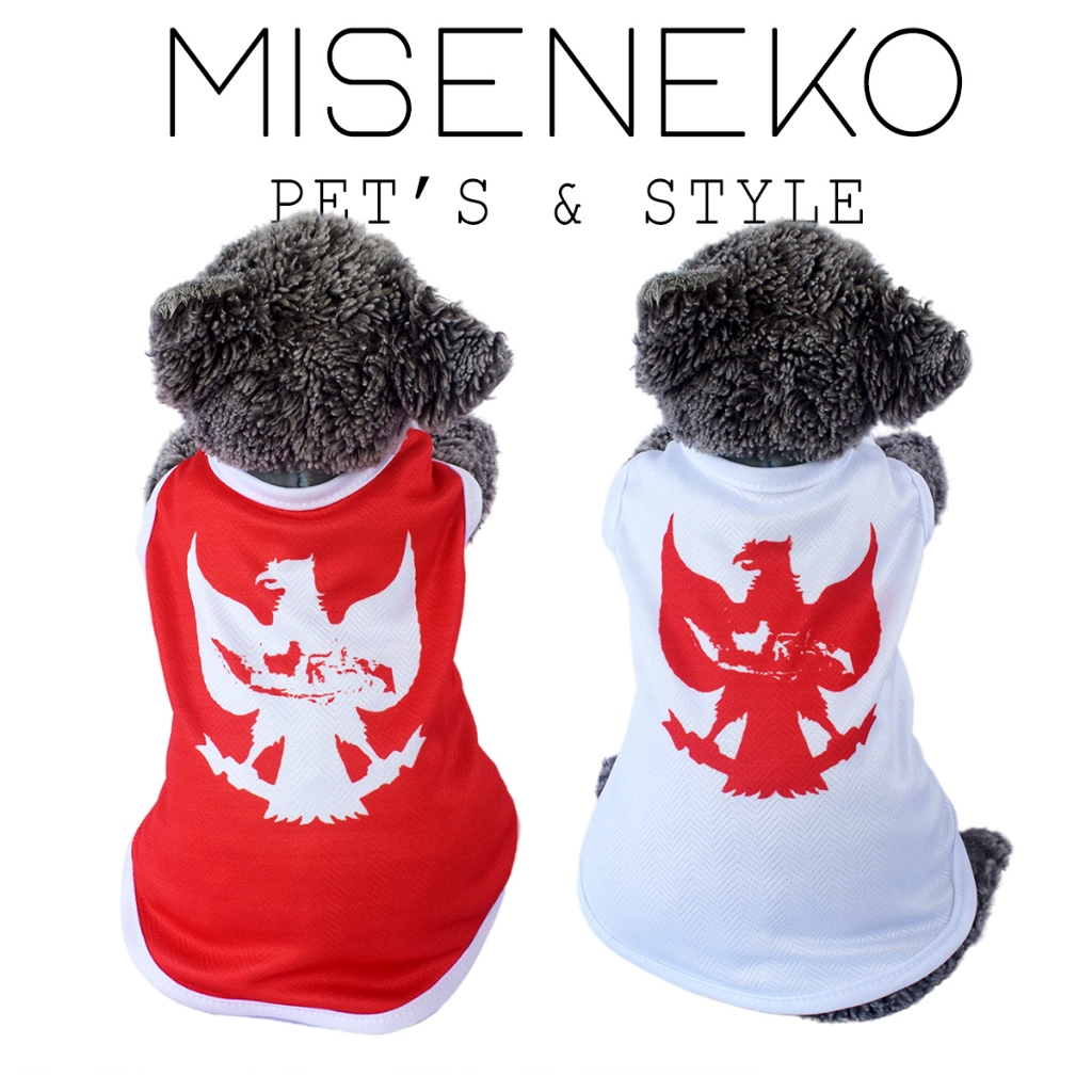 MERAH PUTIH Red and White Garuda Indonesia Augustan Cute Cat Clothes ...