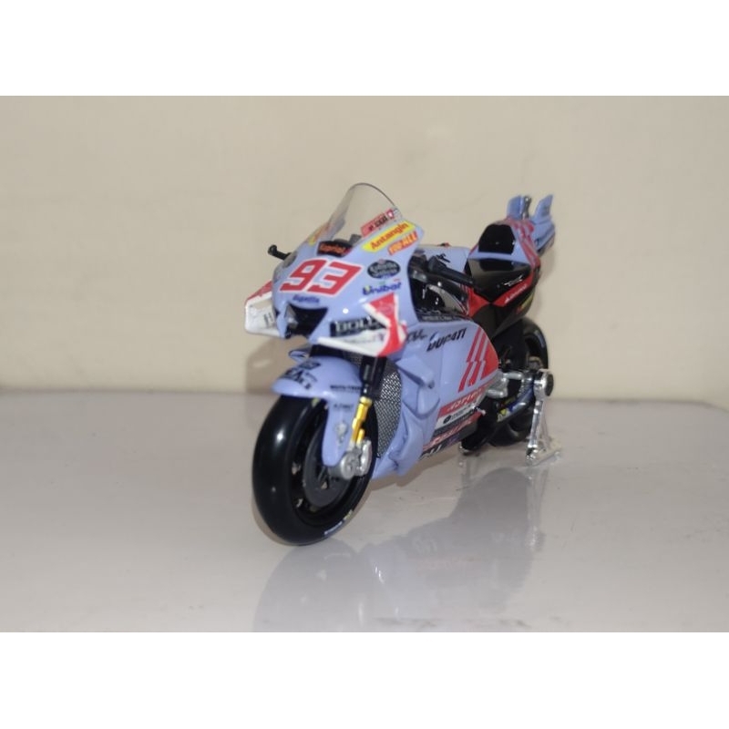 Maisto MotoGP 1/18 Custom Ducati Gresini Racing 2024 Marc Marquez 93 Shopee Malaysia