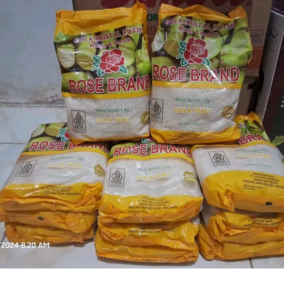 PUTIH 1kg Granulated Sugar/Crystal White Sugar/Food Sweets/Packaged ...