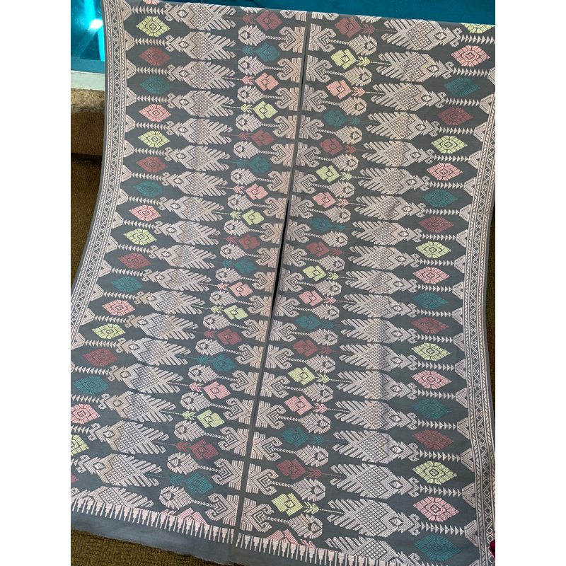 Original lombok songket Fabric Natural Dye Ash | Shopee Malaysia