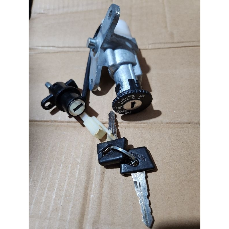 Original jupiter z / jupiter burhan seat lock set ignition key Shopee