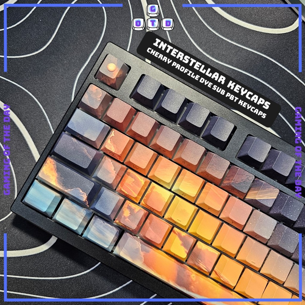 Interstellar Side Letter Keycaps by GOTD Cherry Double Shot PBT Dye Sub ...