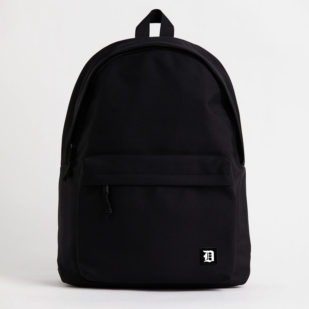 DMNC Laurent Backpack Black Cordura Backpack for school College/ cafe ...