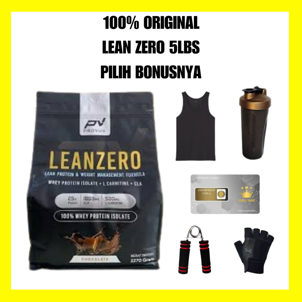 Provus LEAN ZERO 5LBS (WHEY PROTEIN ISOLATE + FAT BURNER) WHEY PROTEIN ...