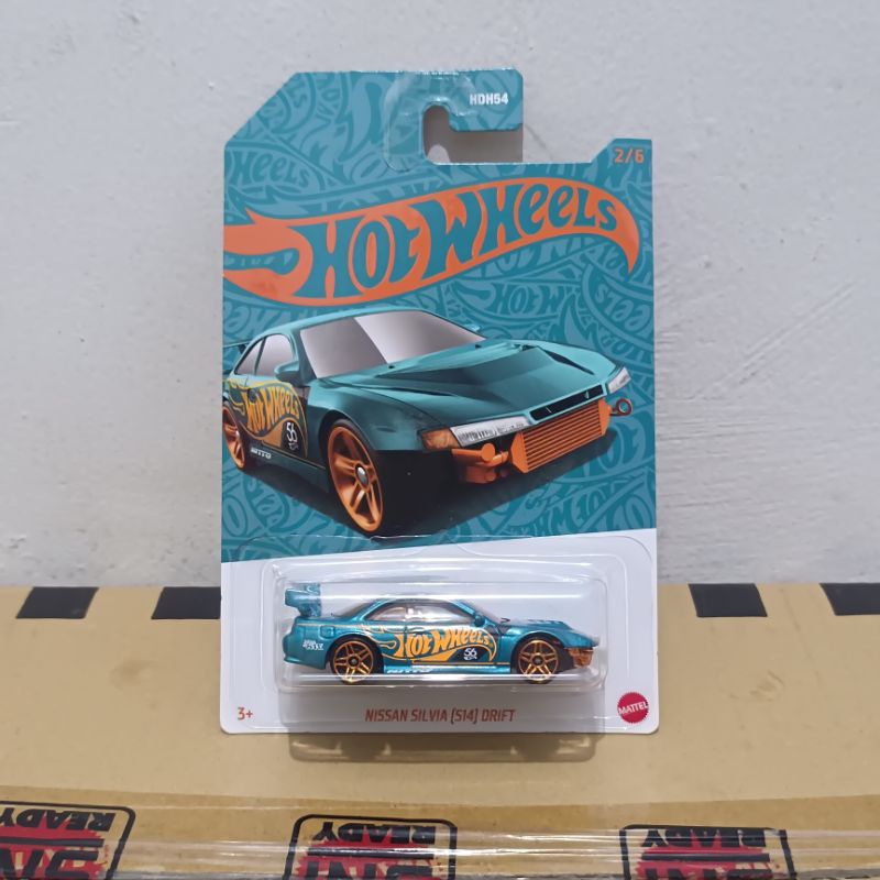 Hot Wheels Nissan Silvia S14 Drift Car - 56th Anniversary Pearl & Chrome Edition 2/6
