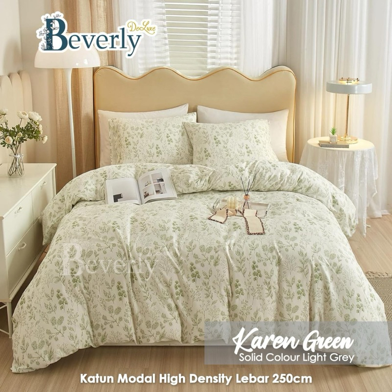 TOMIKO - Luxio-Lavender-Karen green-Sierra non-sliding bed sheet etc ...