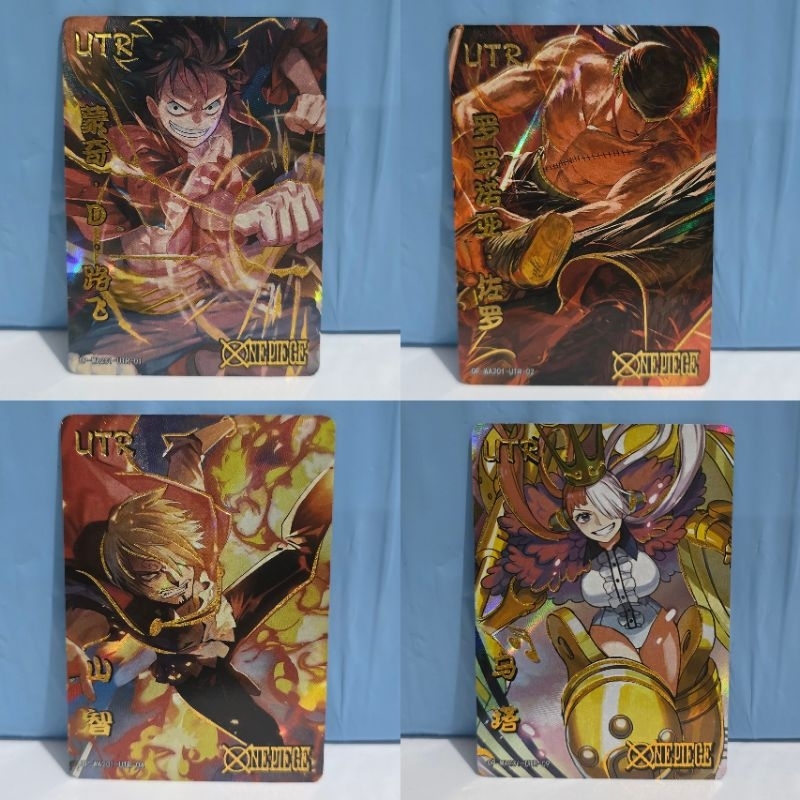 [OFFICIAL Licensed] One Piece Collection Card UTR SUPER HIT RARE Holo ...