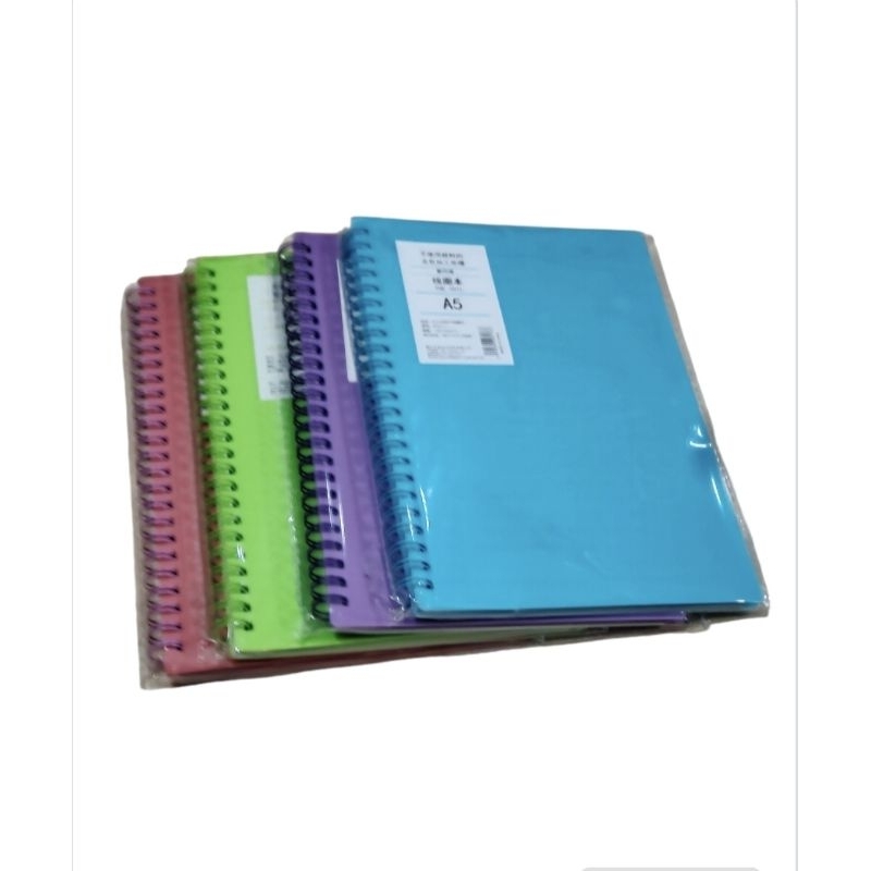 A5 pastel Color spiral notebook Book 60 Sheets | Shopee Malaysia