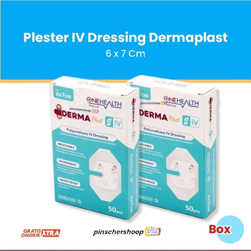 Plaster IV Dressing 6x7 Cm Dermaplast Contents 50pcs/Box | Shopee Malaysia