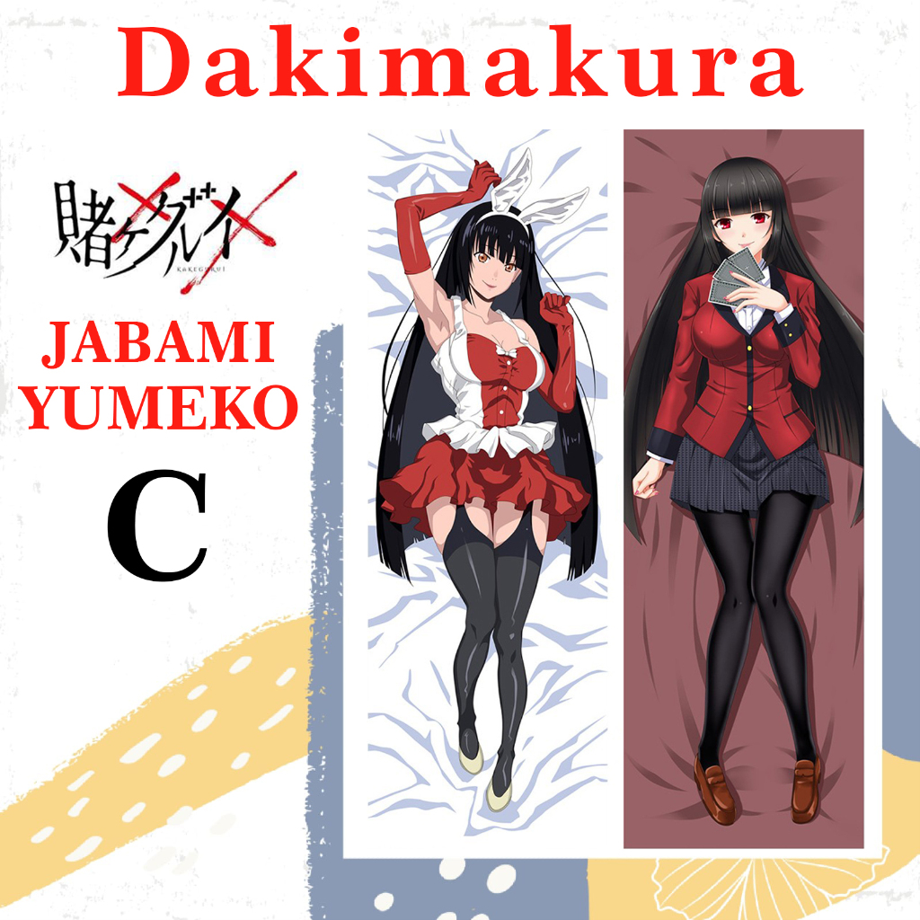 Dakimakura KAKEGURUI JABAMI YUMEKO Pillowcase Waifu Anime KAKEGURUI Shopee Malaysia