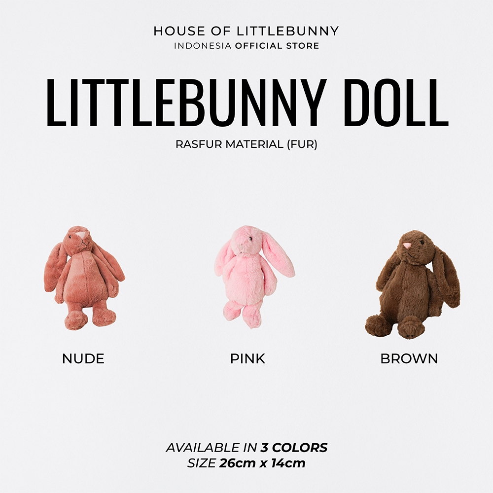 Littlebunny Doll - Bunny Plush Stuffed Animal Dolls Original | Rabbit ...