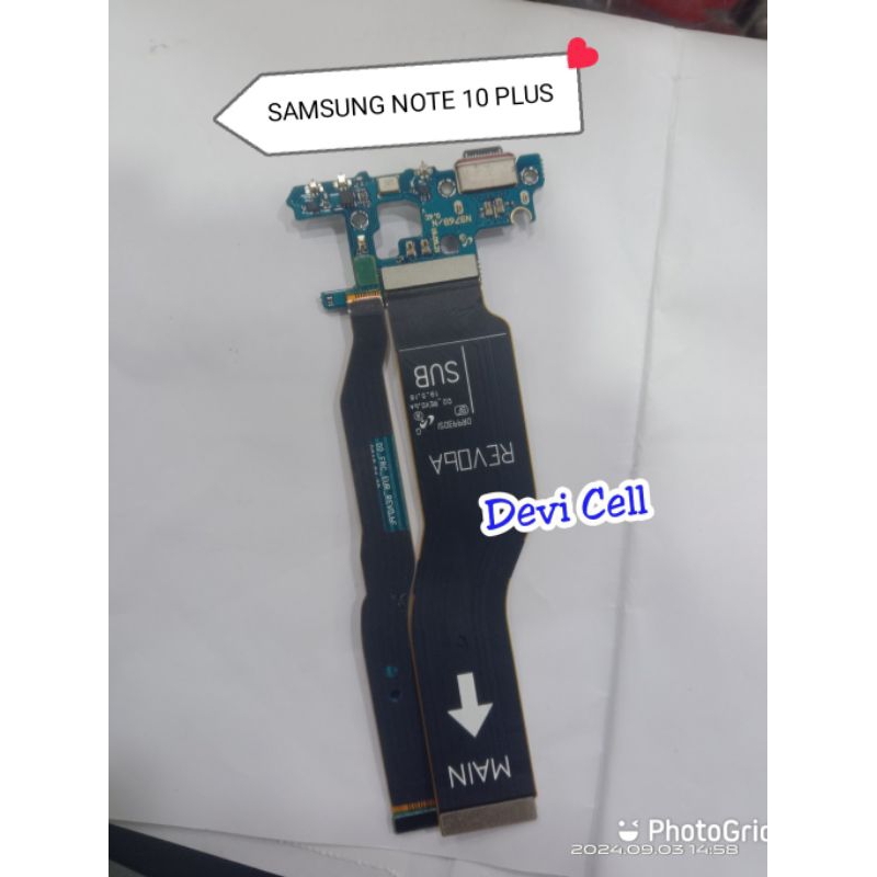 Board Con Cas Connector charger+flexible board Samsung Note 10+/Note ...