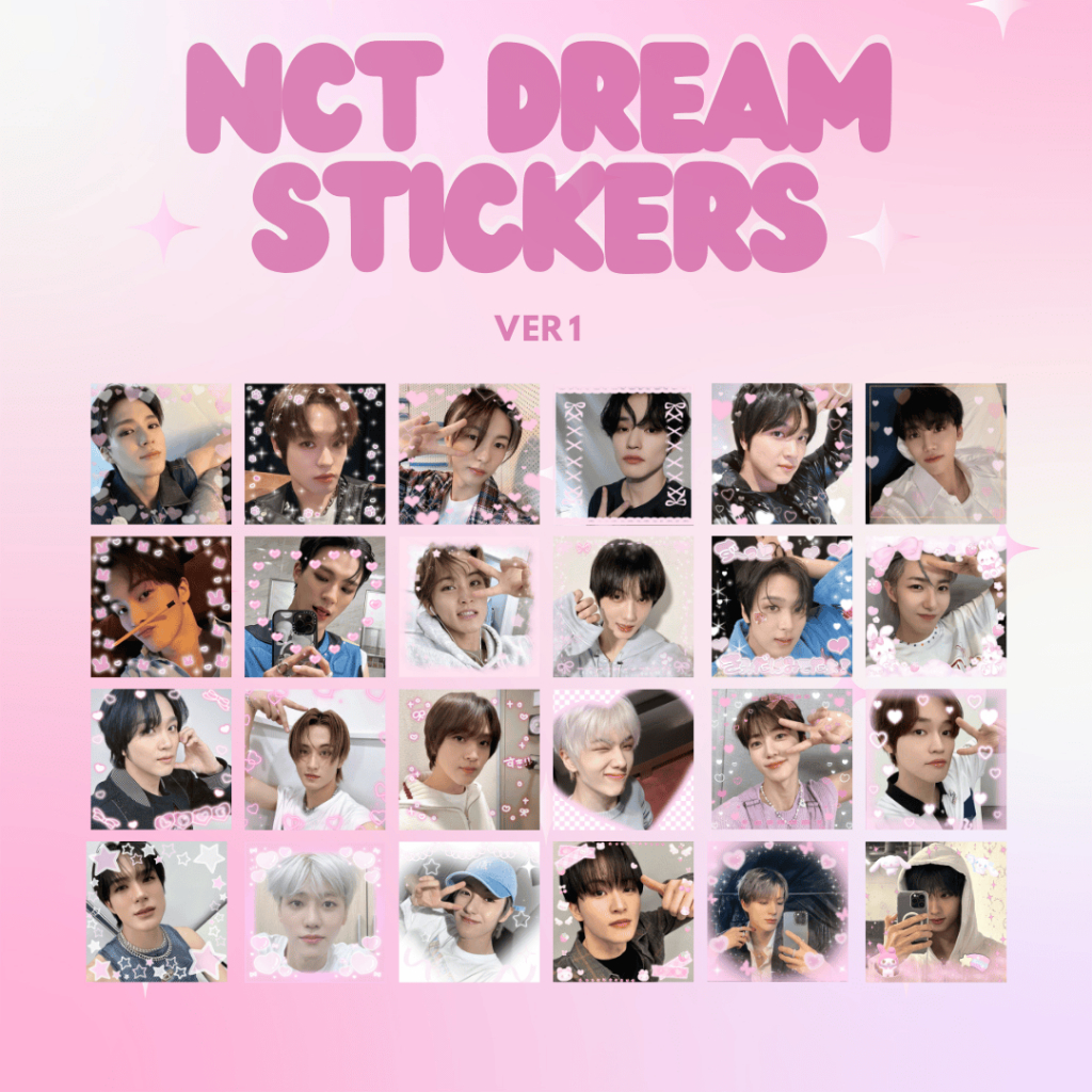 [90 PCS] NCT DREAM LOVE MAIL STICKER FREBIESS STICKER DECO KPOP ...