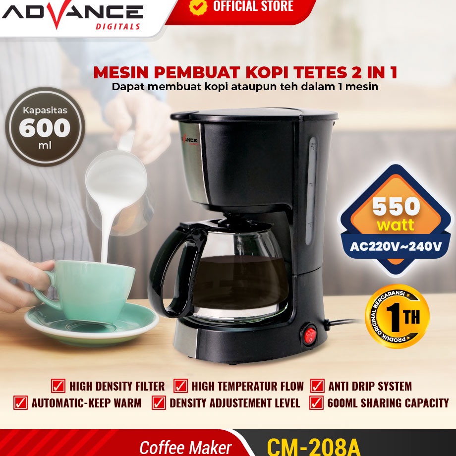 MESIN Guaranteed New Advance CM28A Coffee Maker Espresso Coffee Machine