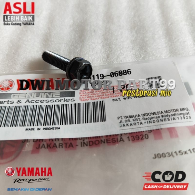 Bolt Mounting Bracket 1 Temple COIL MIO SPORTY SMILE NOUVO SOUL